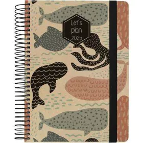 Agenda Grafoplas Nature Design A5 14,8 x 21 cm Baleia 2025 de Grafoplas, Agendas e calendários - Ref: S8436724, Preço: 15,32 ...