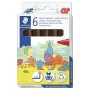 Felt-tip pens Staedtler Noris Club Brown (6 Units) by Staedtler, Fineliners - Ref: S8436735, Price: 4,27 €, Discount: %