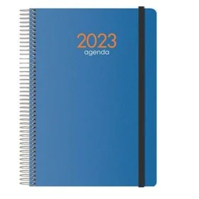 Agenda DOHE SYNCRO Azzurro Quarto 15 x 21 cm 2023 di DOHE, Diari per appuntamenti e agende - Rif: S8436758, Prezzo: 12,29 €, ...