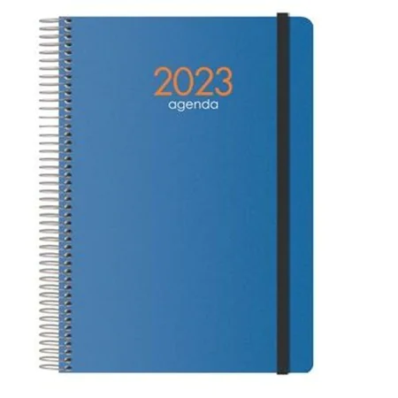 Diary DOHE SYNCRO Blue Quarto 15 x 21 cm 2023 by DOHE, Appointment Books & Planners - Ref: S8436758, Price: 12,29 €, Discount: %