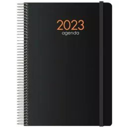 Agenda DOHE SYNCRO Nero Quarto 15 x 21 cm 2023 di DOHE, Diari per appuntamenti e agende - Rif: S8436779, Prezzo: 15,49 €, Sco...