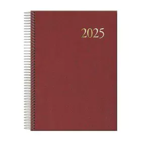 Diary DOHE Segovia Burgundy 14 x 20 cm 2025 by DOHE, Appointment Books & Planners - Ref: S8436784, Price: 6,52 €, Discount: %