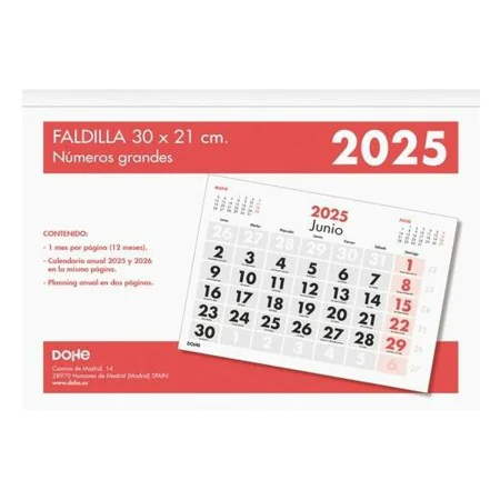 Calendrier de bureau DOHE Multicouleur 30 x 21 cm 2025 de DOHE, Calendriers de bureau - Réf : S8436786, Prix : 4,10 €, Remise...