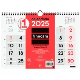 calendrier mural Finocam Papier 2025 30 x 21 cm de Finocam, Calendriers muraux - Réf : S8436974, Prix : 5,28 €, Remise : %