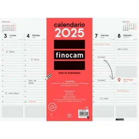 Calendrier de bureau Finocam Papier 42 x 31 cm 2025 semainier de Finocam, Calendriers de bureau - Réf : S8436988, Prix : 16,6...