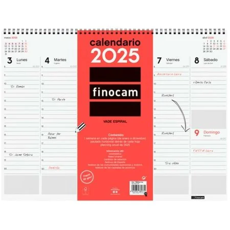 Desktop Calendar Finocam Paper 42 x 31 cm 2025 Week to view by Finocam, Desktop Calendars - Ref: S8436989, Price: 16,88 €, Di...