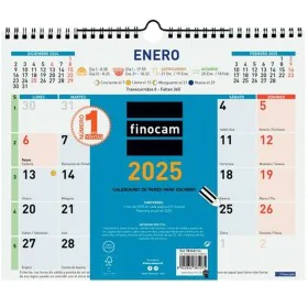 calendrier mural Finocam Multicouleur Papier 2025 30 x 24,7 cm de Finocam, Calendriers muraux - Réf : S8437009, Prix : 6,47 €...