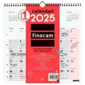 Calendario da parete Finocam Carta 2025 300 x 300 mm di Finocam, Calendari da muro - Rif: S8437013, Prezzo: 6,91 €, Sconto: %