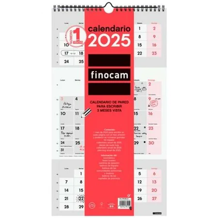 Calendário de parede Finocam Papel 2025 23,6 x 43 cm de Finocam, Calendários de parede - Ref: S8437015, Preço: 7,48 €, Descon...