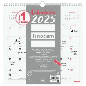 Calendário de parede Finocam CHIC Branco Papel 2025 30 x 30 cm de Finocam, Calendários de parede - Ref: S8437025, Preço: 7,41...