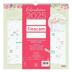 calendrier mural Finocam Multicouleur Papier 2025 30 x 30 cm de Finocam, Calendriers muraux - Réf : S8437032, Prix : 7,41 €, ...