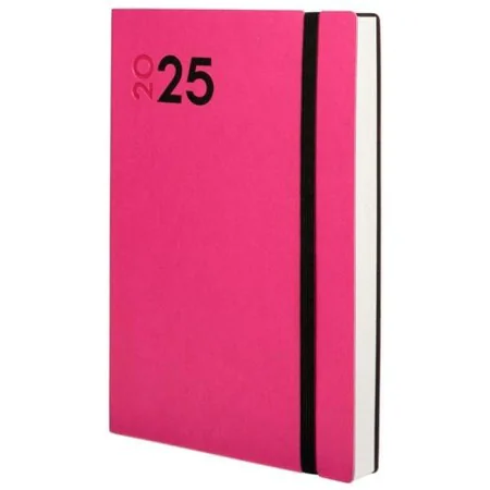 Diary Finocam DYNAMIC MARA Y10 Fuchsia A5 14 x 20,4 cm 2025 by Finocam, Appointment Books & Planners - Ref: S8437045, Price: ...