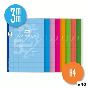 Notebook Lamela Cuadrovía Multicolour A4 50 Sheets 10 Pieces (40 Units) by Lamela, Wirebound Notebooks - Ref: S8437093, Price...