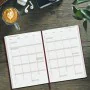 Agenda Finocam DYNAMIC MILANO Y11 Bordeaux 16,5 x 24 cm 2025 di Finocam, Diari per appuntamenti e agende - Rif: S8437105, Pre...