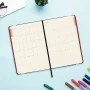 Diary Finocam FLEXI Red 11,8 x 16,8 cm 2025 Smooth by Finocam, Appointment Books & Planners - Ref: S8437131, Price: 10,39 €, ...