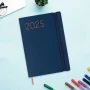 Agenda Finocam FLEXI Bleu A5 14,8 x 21 cm 2025 Lisse de Finocam, Agendas civils & carnets de RDV - Réf : S8437133, Prix : 11,...