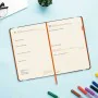 Diary Finocam FLEXI Blue 11,8 x 16,8 cm 2025 Smooth by Finocam, Appointment Books & Planners - Ref: S8437136, Price: 12,46 €,...