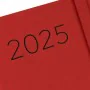 Diary Finocam FLEXI Red 11,8 x 16,8 cm 2025 Smooth by Finocam, Appointment Books & Planners - Ref: S8437137, Price: 12,46 €, ...