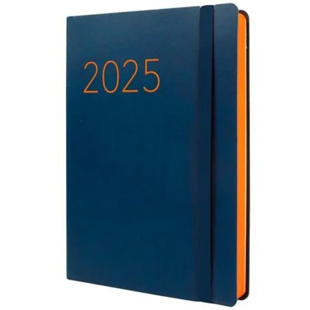 Agenda Finocam FLEXI Bleu A5 14,8 x 21 cm 2025 Lisse de Finocam, Agendas civils & carnets de RDV - Réf : S8437139, Prix : 13,...