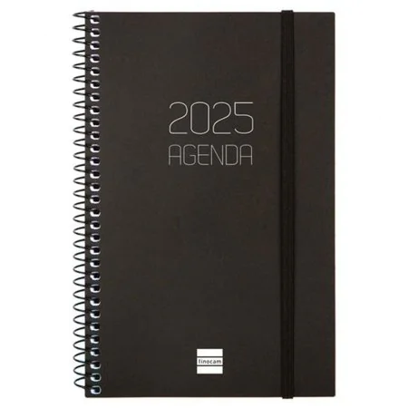 Agenda Finocam OPAQUE Negro 11,7 x 18,1 cm 2025 de Finocam, Agendas y calendarios - Ref: S8437165, Precio: 7,48 €, Descuento: %