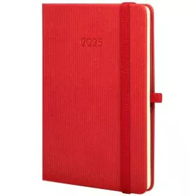 Agenda Finocam Rojo 11,8 x 16,8 cm 2025 Textura de Finocam, Agendas y calendarios - Ref: S8437179, Precio: 13,23 €, Descuento: %