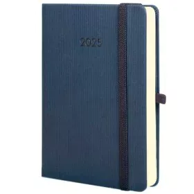 Agenda Finocam Bleu 11,8 x 16,8 cm 2025 Texture de Finocam, Agendas civils & carnets de RDV - Réf : S8437181, Prix : 15,73 €,...