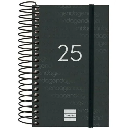 Agenda Finocam YEAR Preto Mini 7,9 x 12,7 cm 2025 de Finocam, Agendas e calendários - Ref: S8437384, Preço: 10,82 €, Desconto: %