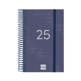 Diary Finocam YEAR Blue 11,7 x 18,1 cm 2025 by Finocam, Appointment Books & Planners - Ref: S8437385, Price: 12,90 €, Discoun...