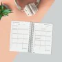 Diary Finocam YEAR Red 11,7 x 18,1 cm 2025 by Finocam, Appointment Books & Planners - Ref: S8437386, Price: 12,90 €, Discount: %