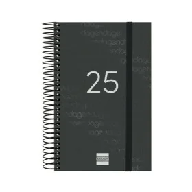 Agenda Finocam YEAR Noir 11,7 x 18,1 cm 2025 de Finocam, Agendas civils & carnets de RDV - Réf : S8437387, Prix : 12,90 €, Re...