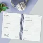 Diary Finocam YEAR Blue A5 15,5 x 21,2 cm 2025 by Finocam, Appointment Books & Planners - Ref: S8437388, Price: 14,56 €, Disc...