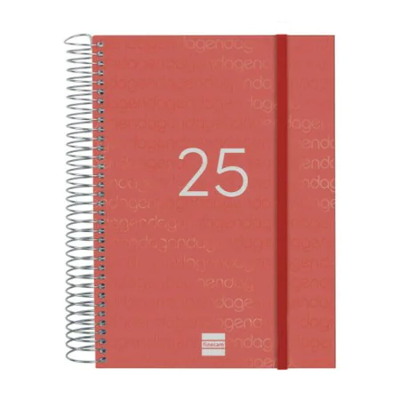 Agenda Finocam YEAR Vermelho A5 15,5 x 21,2 cm 2025 de Finocam, Agendas e calendários - Ref: S8437389, Preço: 14,56 €, Descon...