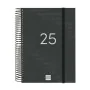 Agenda Finocam YEAR Noir A5 15,5 x 21,2 cm 2025 de Finocam, Agendas civils & carnets de RDV - Réf : S8437390, Prix : 14,56 €,...