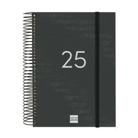 Agenda Finocam YEAR Negro A5 15,5 x 21,2 cm 2025 de Finocam, Agendas y calendarios - Ref: S8437390, Precio: 14,56 €, Descuent...