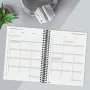 Agenda Finocam YEAR Noir A5 15,5 x 21,2 cm 2025 de Finocam, Agendas civils & carnets de RDV - Réf : S8437390, Prix : 14,56 €,...