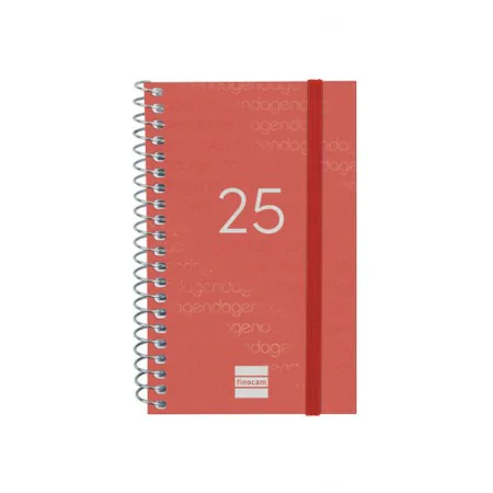 Agenda Finocam YEAR Rojo Mini 7,9 x 12,7 cm 2025 de Finocam, Agendas y calendarios - Ref: S8437394, Precio: 6,91 €, Descuento: %