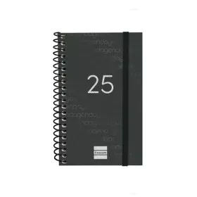 Agenda Finocam YEAR Preto Mini 7,9 x 12,7 cm 2025 de Finocam, Agendas e calendários - Ref: S8437395, Preço: 6,22 €, Desconto: %