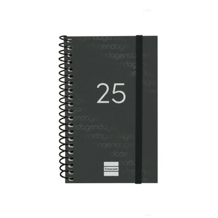 Agenda Finocam YEAR Noir Mini 7,9 x 12,7 cm 2025 de Finocam, Agendas civils & carnets de RDV - Réf : S8437395, Prix : 6,22 €,...