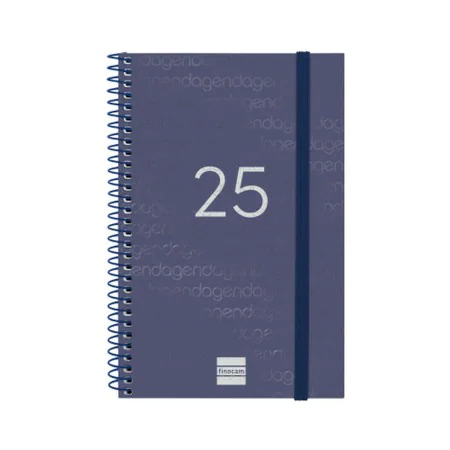 Agenda Finocam YEAR Bleu 11,7 x 18,1 cm 2025 de Finocam, Agendas civils & carnets de RDV - Réf : S8437399, Prix : 8,31 €, Rem...