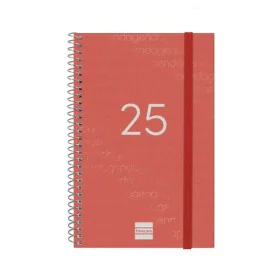 Agenda Finocam YEAR Rouge 11,7 x 18,1 cm 2025 de Finocam, Agendas civils & carnets de RDV - Réf : S8437400, Prix : 8,31 €, Re...