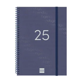 Agenda Finocam YEAR Bleu A5 15,5 x 21,2 cm 2025 de Finocam, Agendas civils & carnets de RDV - Réf : S8437402, Prix : 9,23 €, ...