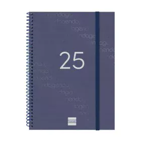 Agenda Finocam YEAR Azul A5 15,5 x 21,2 cm 2025 de Finocam, Agendas y calendarios - Ref: S8437402, Precio: 9,23 €, Descuento: %