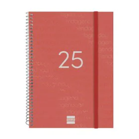 Agenda Finocam YEAR Vermelho A5 15,5 x 21,2 cm 2025 de Finocam, Agendas e calendários - Ref: S8437403, Preço: 9,23 €, Descont...