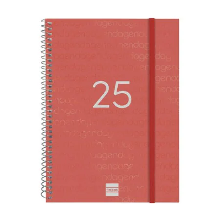 Agenda Finocam YEAR Vermelho A5 15,5 x 21,2 cm 2025 de Finocam, Agendas e calendários - Ref: S8437403, Preço: 8,30 €, Descont...