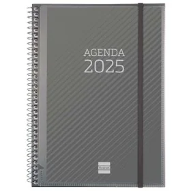 Agenda Finocam Gris A5 15,5 x 21,2 cm 2025 de Finocam, Agendas civils & carnets de RDV - Réf : S8437407, Prix : 10,13 €, Remi...