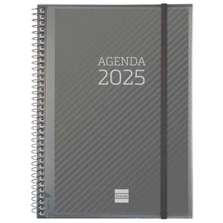 Agenda Finocam Grigio A5 15,5 x 21,2 cm 2025 di Finocam, Diari per appuntamenti e agende - Rif: S8437407, Prezzo: 10,13 €, Sc...