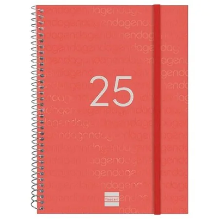 Agenda Finocam YEAR Rojo A5 15,5 x 21,2 cm 2025 de Finocam, Agendas y calendarios - Ref: S8437409, Precio: 9,23 €, Descuento: %