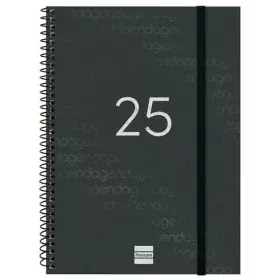 Agenda Finocam YEAR Noir A5 15,5 x 21,2 cm 2025 de Finocam, Agendas civils & carnets de RDV - Réf : S8437410, Prix : 9,23 €, ...