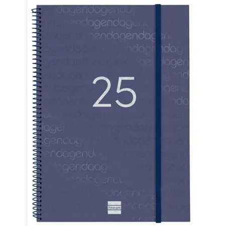 Agenda Finocam YEAR Bleu A4 21 x 29,7 cm 2025 de Finocam, Agendas civils & carnets de RDV - Réf : S8437411, Prix : 14,56 €, R...