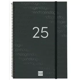 Agenda Finocam YEAR Negro A4 21 x 29,7 cm 2025 de Finocam, Agendas y calendarios - Ref: S8437412, Precio: 14,56 €, Descuento: %